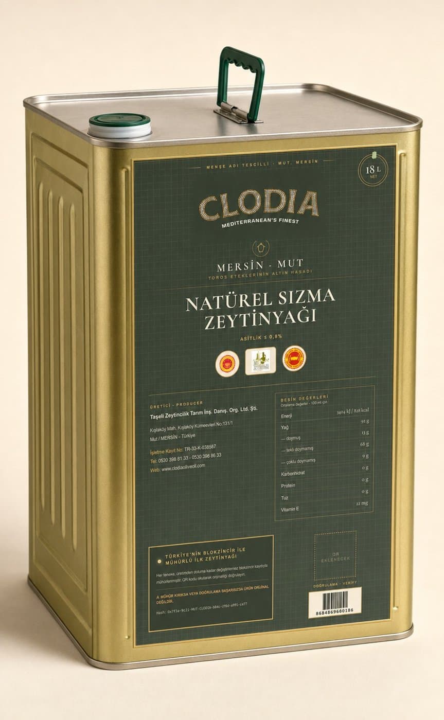 Clodia Doğal Sızma Zeytinyağı